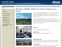 Tablet Screenshot of centroabem.org